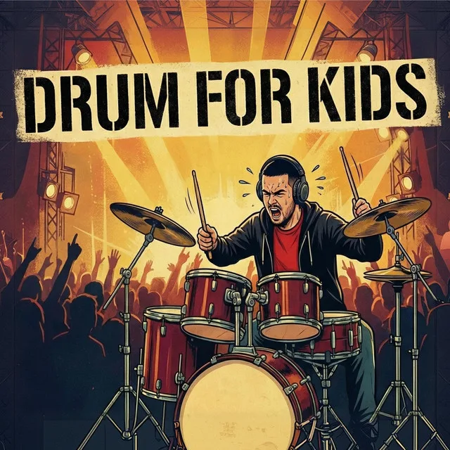 Drum for Kids album cover by Veni Amin